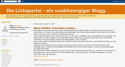 Desktop Screenshot of linkspartei.blogspot.com