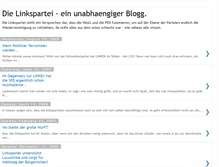 Tablet Screenshot of linkspartei.blogspot.com