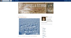 Desktop Screenshot of angelasturm.blogspot.com