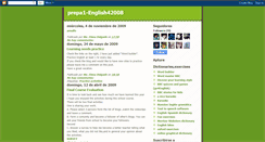 Desktop Screenshot of prepa1-english42008.blogspot.com