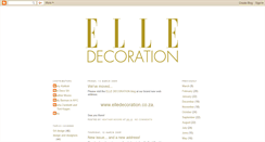 Desktop Screenshot of elledeco.blogspot.com