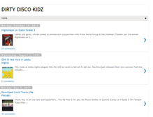 Tablet Screenshot of dirtydiscokidz.blogspot.com
