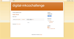 Desktop Screenshot of digital-inkcochallenge.blogspot.com