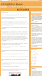 Mobile Screenshot of aconfidenthope.blogspot.com