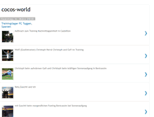 Tablet Screenshot of cocos-world.blogspot.com