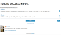 Tablet Screenshot of nursingcollegesinindia.blogspot.com