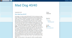 Desktop Screenshot of maddog4040.blogspot.com