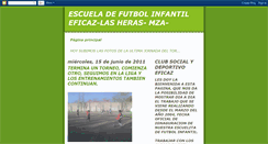 Desktop Screenshot of escueladefutbolinfantileficaz.blogspot.com