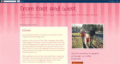 Desktop Screenshot of fromeastandwest.blogspot.com