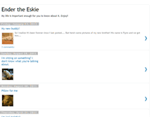 Tablet Screenshot of endertheeskie.blogspot.com