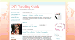 Desktop Screenshot of diyweddingguide.blogspot.com