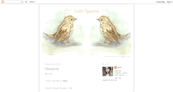 Desktop Screenshot of littlesparrowbird.blogspot.com