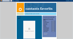 Desktop Screenshot of cantantsfavorits.blogspot.com