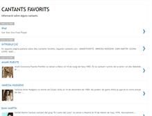 Tablet Screenshot of cantantsfavorits.blogspot.com