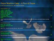 Tablet Screenshot of prayerwarriorscamp.blogspot.com