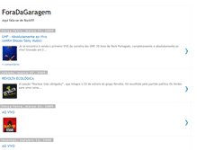 Tablet Screenshot of foradagaragem.blogspot.com