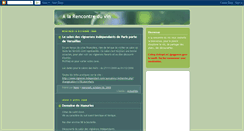 Desktop Screenshot of alarencontreduvin.blogspot.com