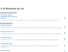 Tablet Screenshot of alarencontreduvin.blogspot.com