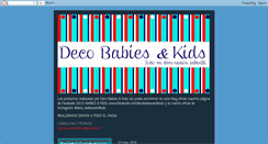 Desktop Screenshot of decobabiesandkids.blogspot.com