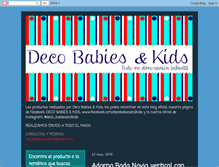 Tablet Screenshot of decobabiesandkids.blogspot.com