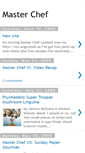 Mobile Screenshot of mchef.blogspot.com