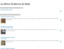 Tablet Screenshot of laultimatendenciademoda.blogspot.com