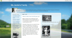 Desktop Screenshot of msjackiesfamily.blogspot.com