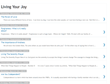 Tablet Screenshot of livingyourjoy.blogspot.com