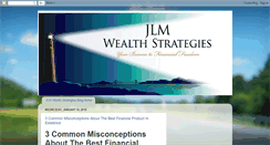 Desktop Screenshot of jlmwealthstrategies.blogspot.com