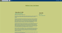 Desktop Screenshot of mothersdaycraftideas.blogspot.com