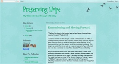 Desktop Screenshot of preservinghope.blogspot.com