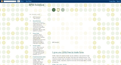 Desktop Screenshot of bpmsolution.blogspot.com