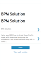 Mobile Screenshot of bpmsolution.blogspot.com