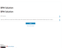 Tablet Screenshot of bpmsolution.blogspot.com