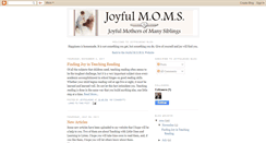 Desktop Screenshot of joyfulmoms.blogspot.com