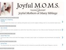 Tablet Screenshot of joyfulmoms.blogspot.com