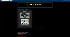 Desktop Screenshot of ilikebasel.blogspot.com