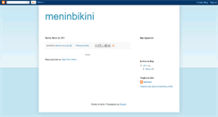 Desktop Screenshot of meninbikini.blogspot.com