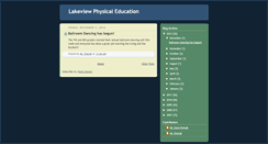 Desktop Screenshot of lakeviewjhspe.blogspot.com