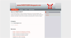 Desktop Screenshot of oxestudio.blogspot.com