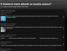 Tablet Screenshot of e-goviernohaciaadondevanuestroavance.blogspot.com
