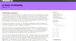 Desktop Screenshot of infavorofthinking.blogspot.com