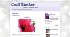 Desktop Screenshot of craftbunker.blogspot.com