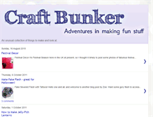 Tablet Screenshot of craftbunker.blogspot.com