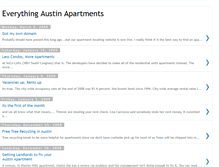 Tablet Screenshot of everythingaustinapartments.blogspot.com