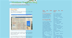 Desktop Screenshot of caramembuattemplate.blogspot.com