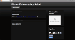 Desktop Screenshot of fisiopilatesalud.blogspot.com