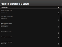 Tablet Screenshot of fisiopilatesalud.blogspot.com