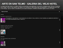 Tablet Screenshot of galeriadelviejohotel.blogspot.com