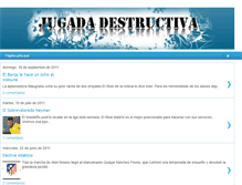 Tablet Screenshot of jugadadestructiva.blogspot.com